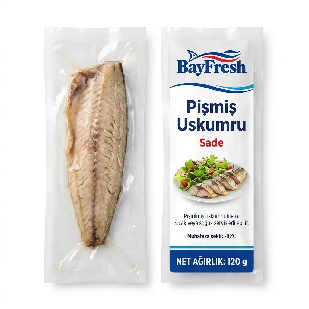 Pişmiş Uskumru Sade 120 Gr
